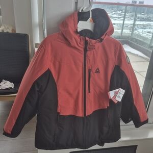 Reebok Kids Puffer Jacket in Red and Black